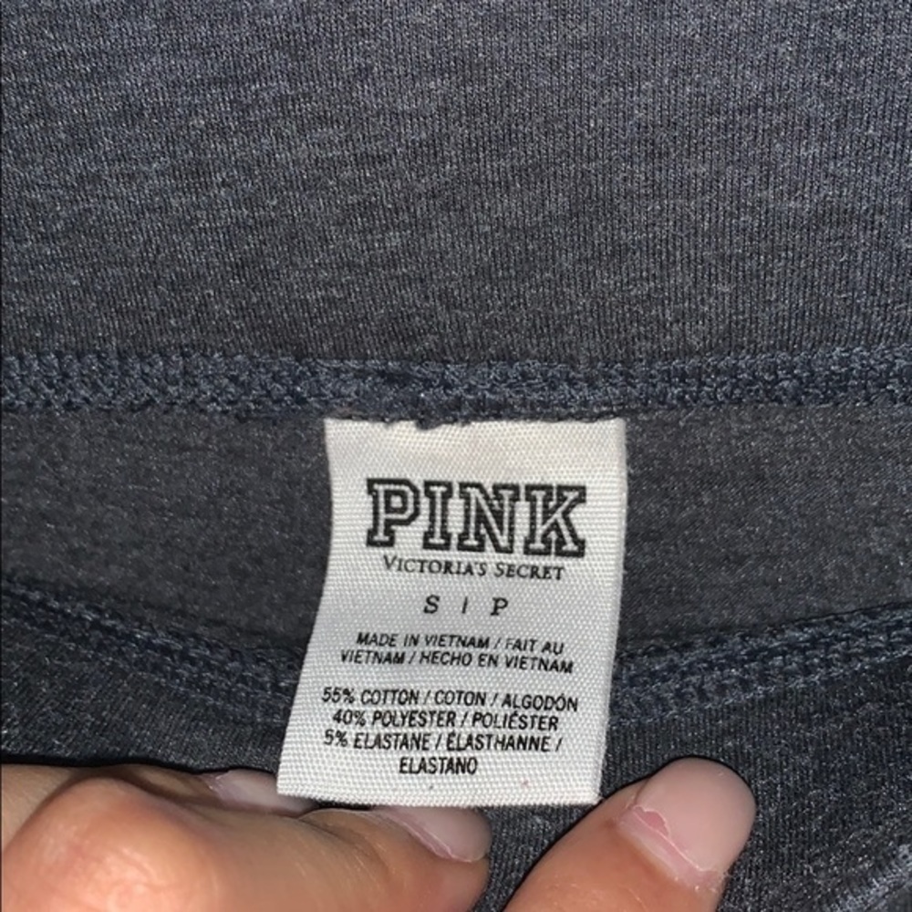 Victoria’s Secret gray leggings yoga pink - Picture 2 of 3